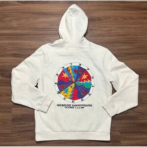 Marine Layer Grateful Dead 1987 Band Hoodie Bill Graham Cream Men Size Small